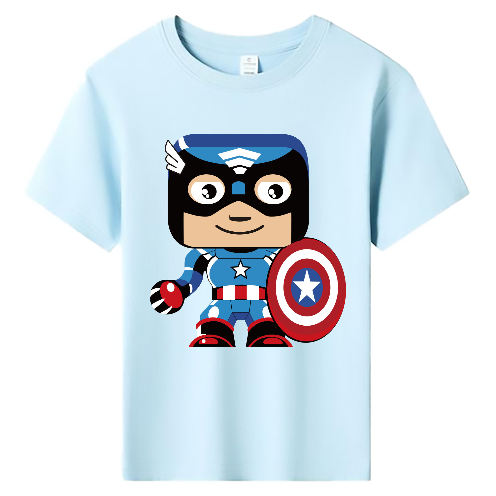 （画像用） アベンジャーズ The Avengers 綿100％キッズTシャツ（フロントプリント）